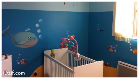 decoration chambre bebe ocean
