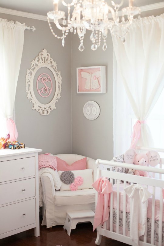 decoration chambre fille baroque