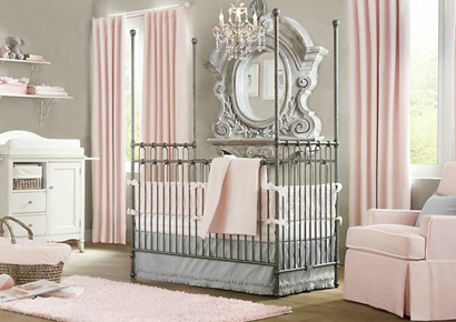 decoration chambre fille baroque