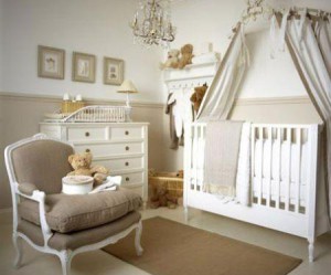 decoration chambre fille baroque