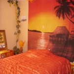 decoration chambre orange