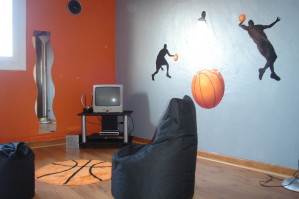 decoration chambre theme basket