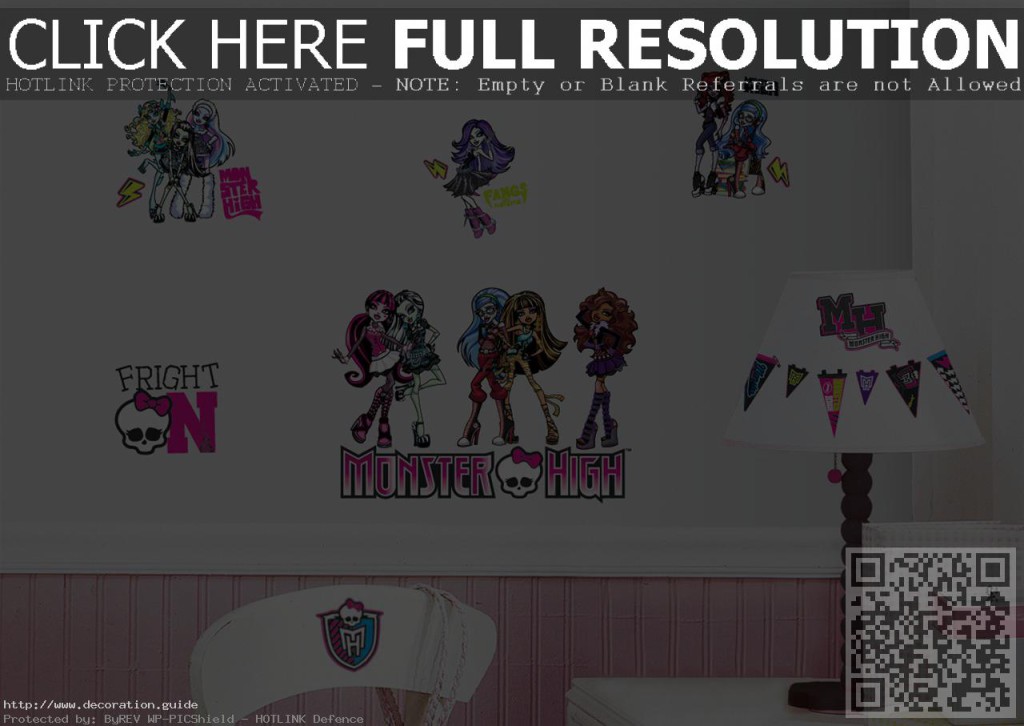 decoration de chambre monster high