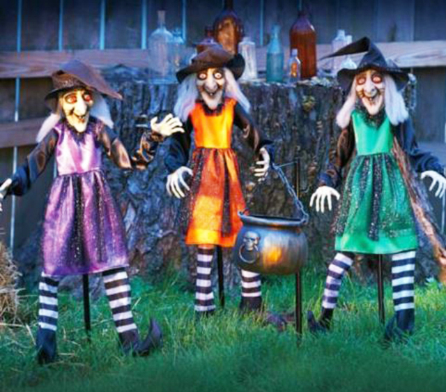 fabriquer deco halloween exterieur