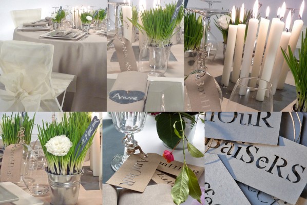 faire decoration de table mariage