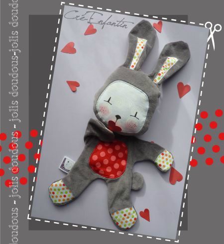 faire un doudou lapin