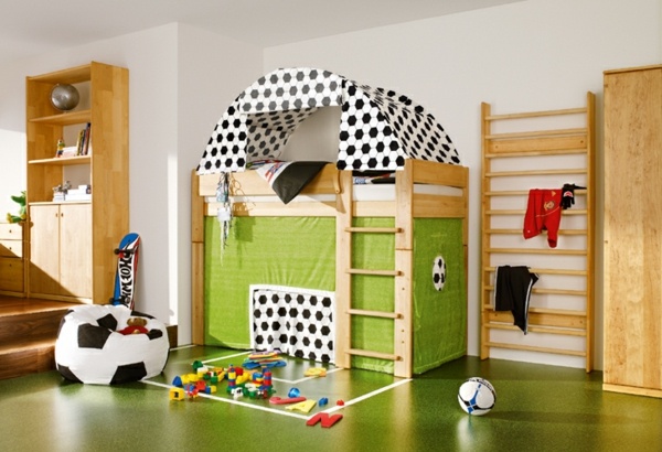 idee deco chambre garcon foot