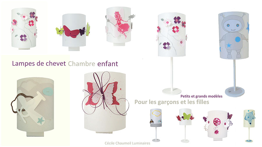 luminaires bebe fille