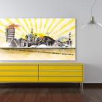 tableau pour chambre zen