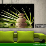 tableau pour chambre zen