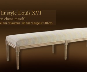 bout de lit 160 cm