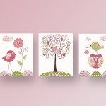 cadre decoration chambre bebe fille