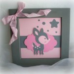 cadre decoration chambre bebe fille