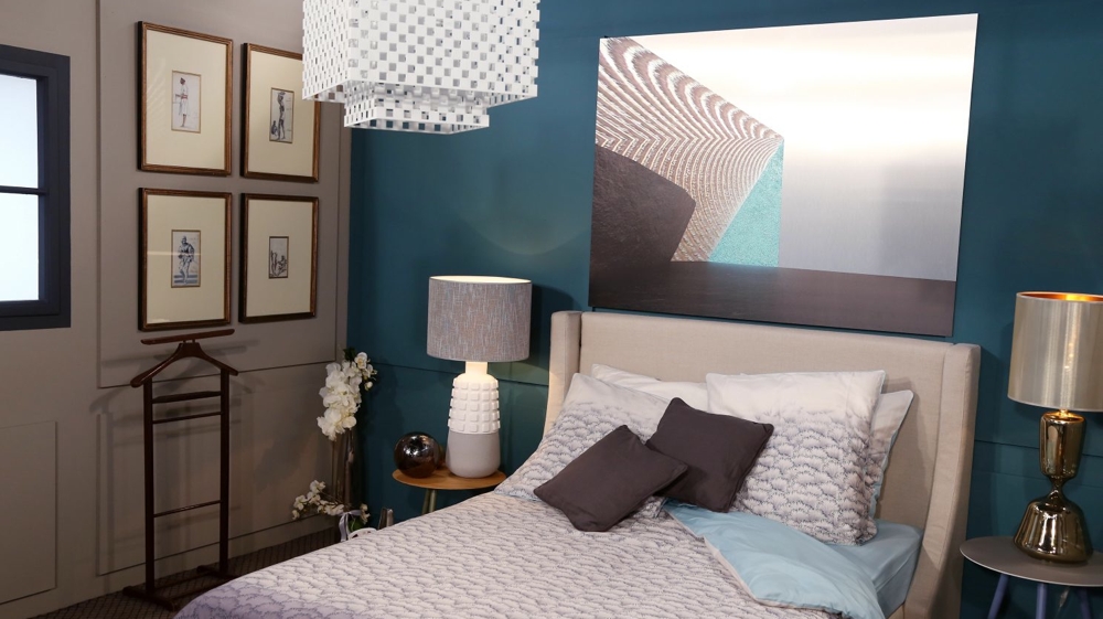 chambre deco bleu