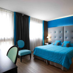 chambre deco bleu