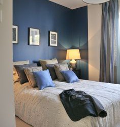 chambre deco bleu