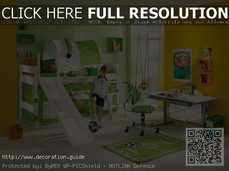 chambre decoration football
