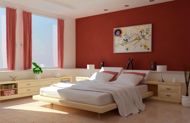 deco chambre a coucher peinture