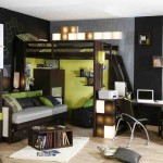 deco chambre ado avec lit mezzanine