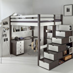 deco chambre ado avec lit mezzanine