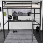 deco chambre ado avec lit mezzanine