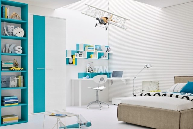 deco chambre ado avion