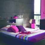 deco chambre ado rose et noir