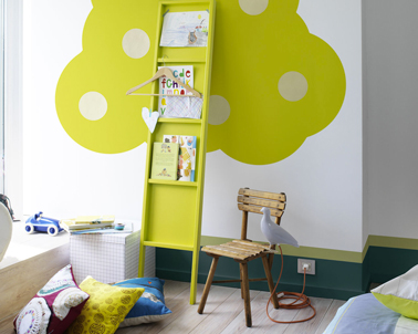 deco chambre ado vert anis