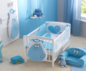 deco chambre bebe bleu
