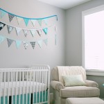 deco chambre bebe bleu turquoise