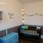 deco chambre bebe bleu turquoise