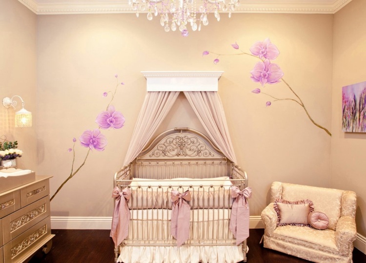 deco chambre bebe rose pale