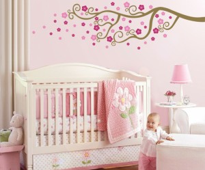 deco chambre bebe rose pale