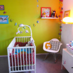 deco chambre bebe vert anis