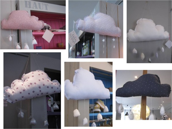 deco chambre fille nuage