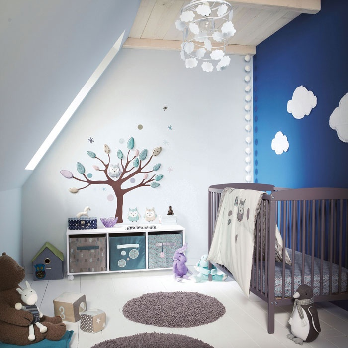 deco chambre fille nuage