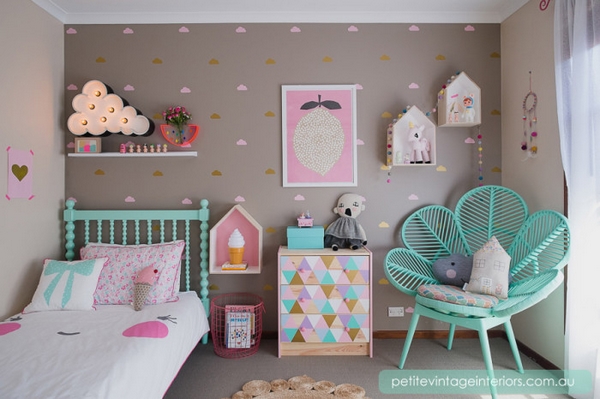 deco chambre fille nuage
