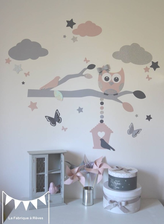 deco chambre fille nuage