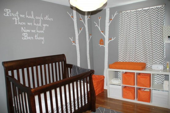 deco chambre garcon gris