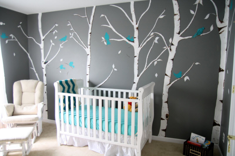 deco chambre garcon gris
