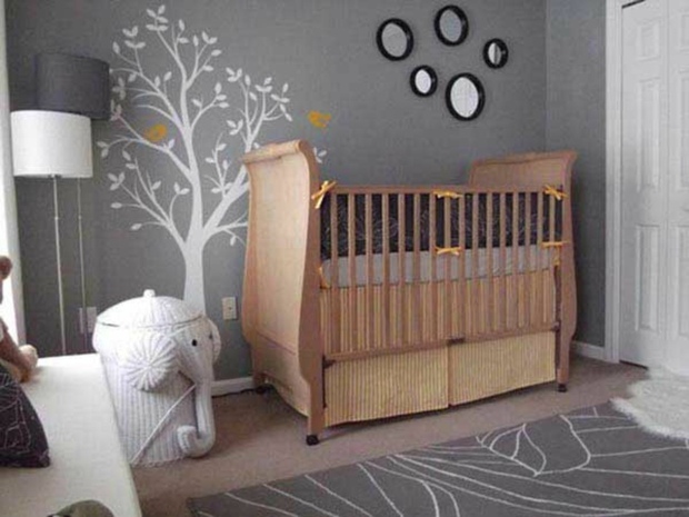 deco chambre garcon gris
