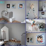 deco chambre garcon gris