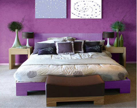 deco chambre mauve