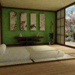 deco chambre zen vert