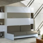 decoration avec lit escamotable