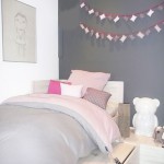 decoration chambre adulte rose et gris