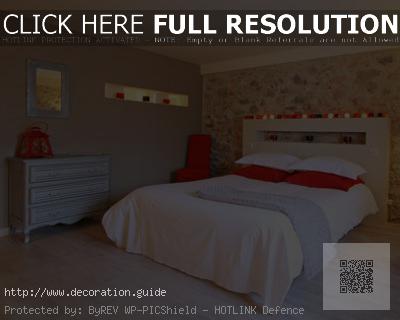 decoration chambre avec tete lit