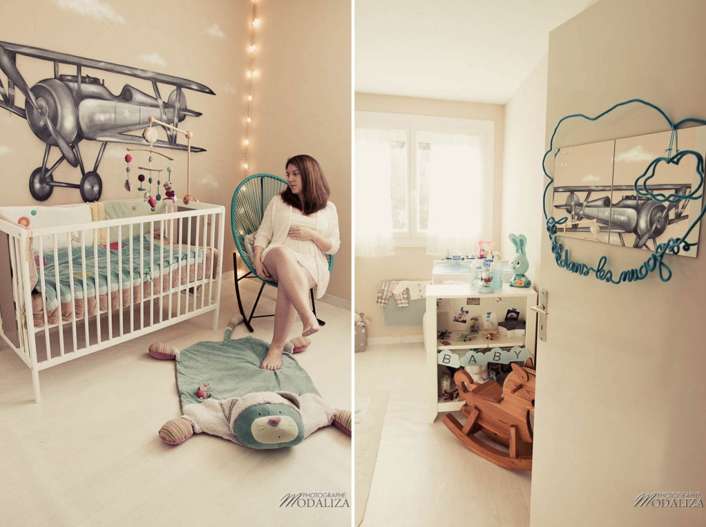 decoration chambre bebe avion