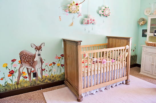 decoration chambre bebe mur