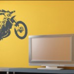 decoration chambre garcon moto